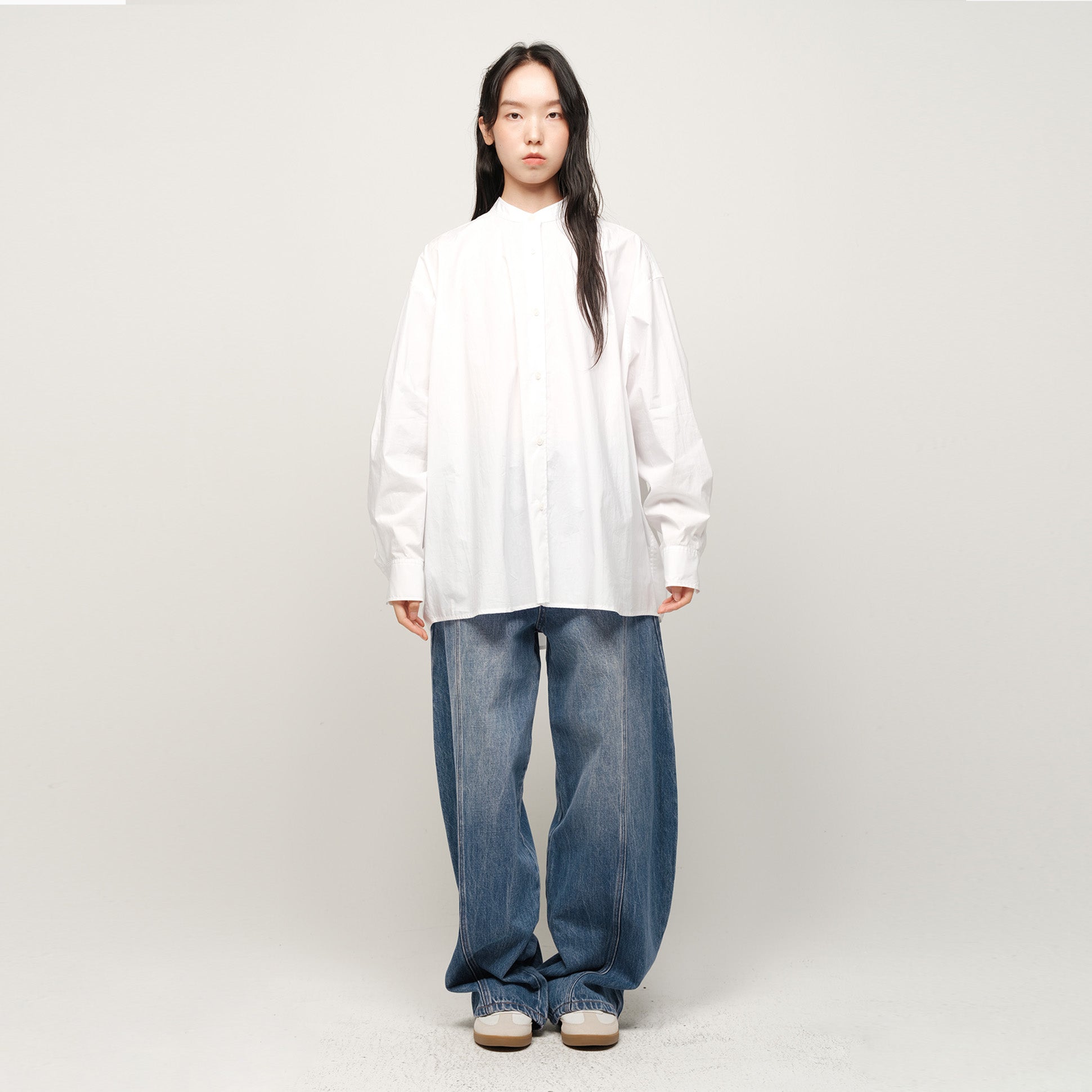 ワイドデニムパンツ