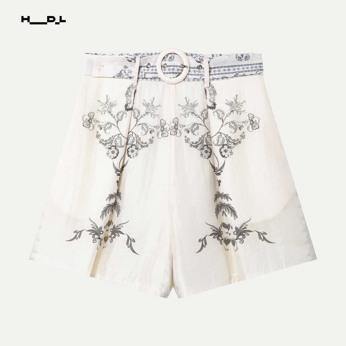 ボヘミアンプリントブラウス＆ショートパンツセット