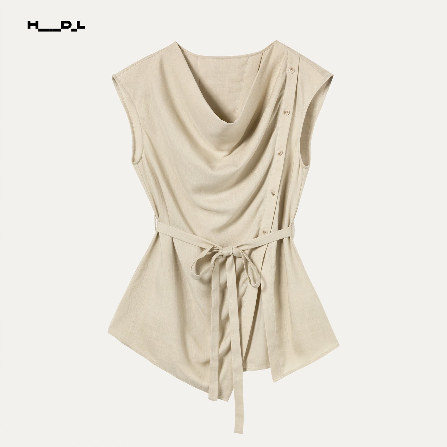 ドレープトップ＆ワイドパンツ セットアップ