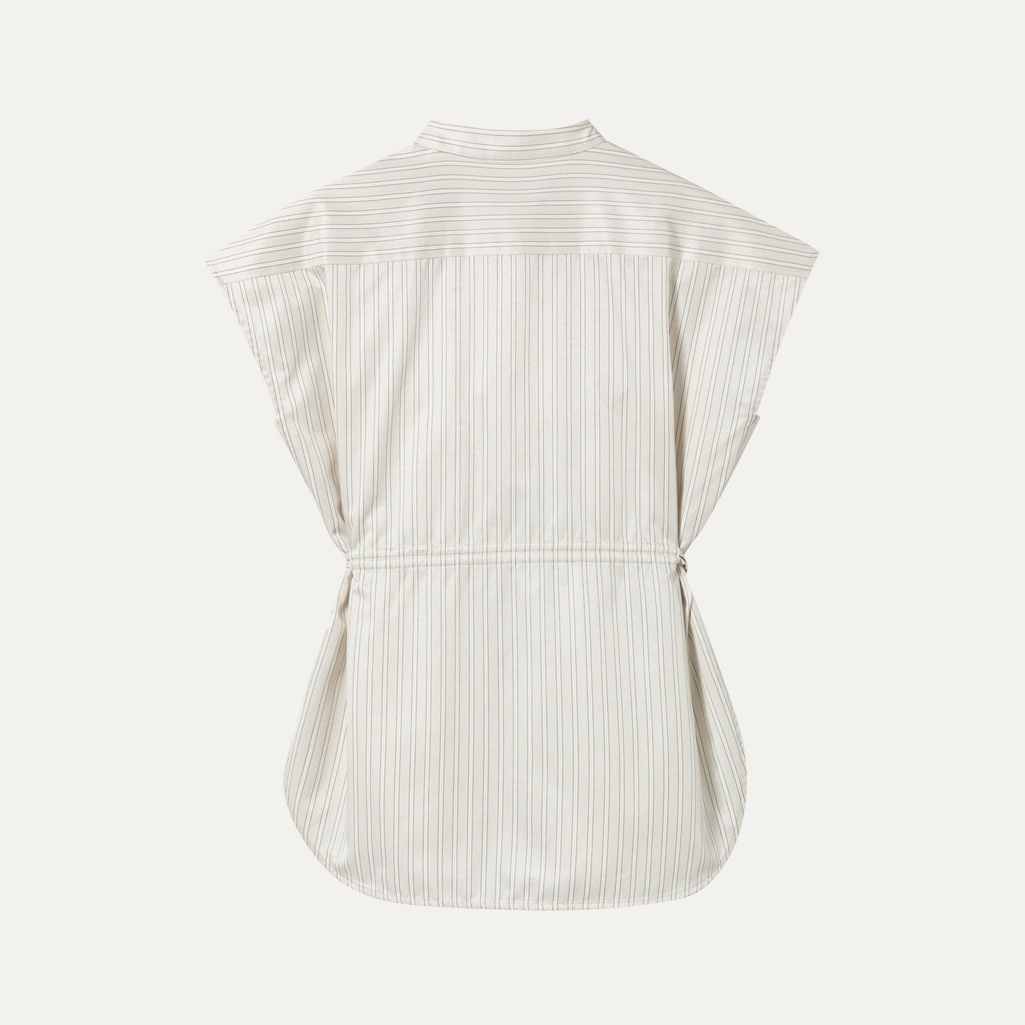 ストライプノースリーブシャツ