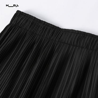 刺繍レーストップス＆プリーツフリンジスカートセット