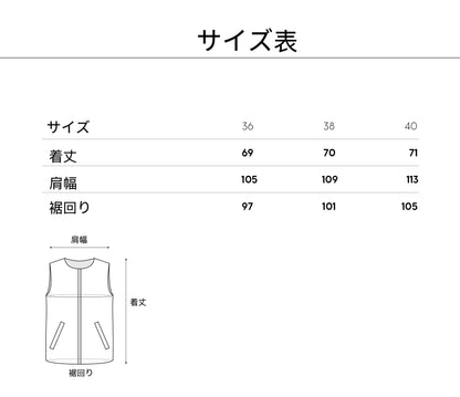 ストライプノースリーブシャツ