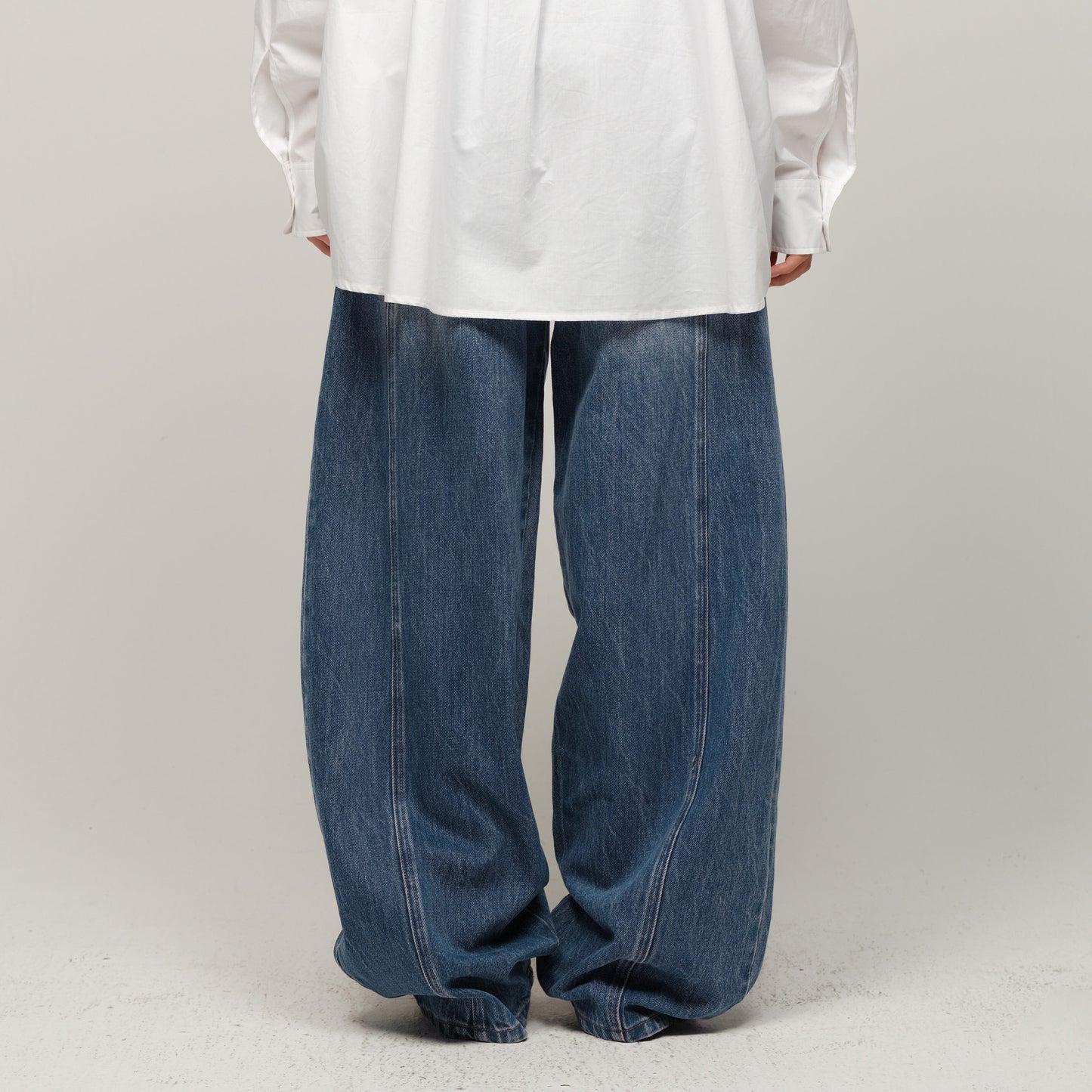 ワイドデニムパンツ