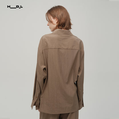 アシンメトリーデザインシャツ