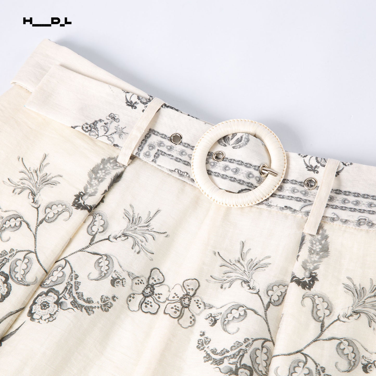 ボヘミアンプリントブラウス＆ショートパンツセット