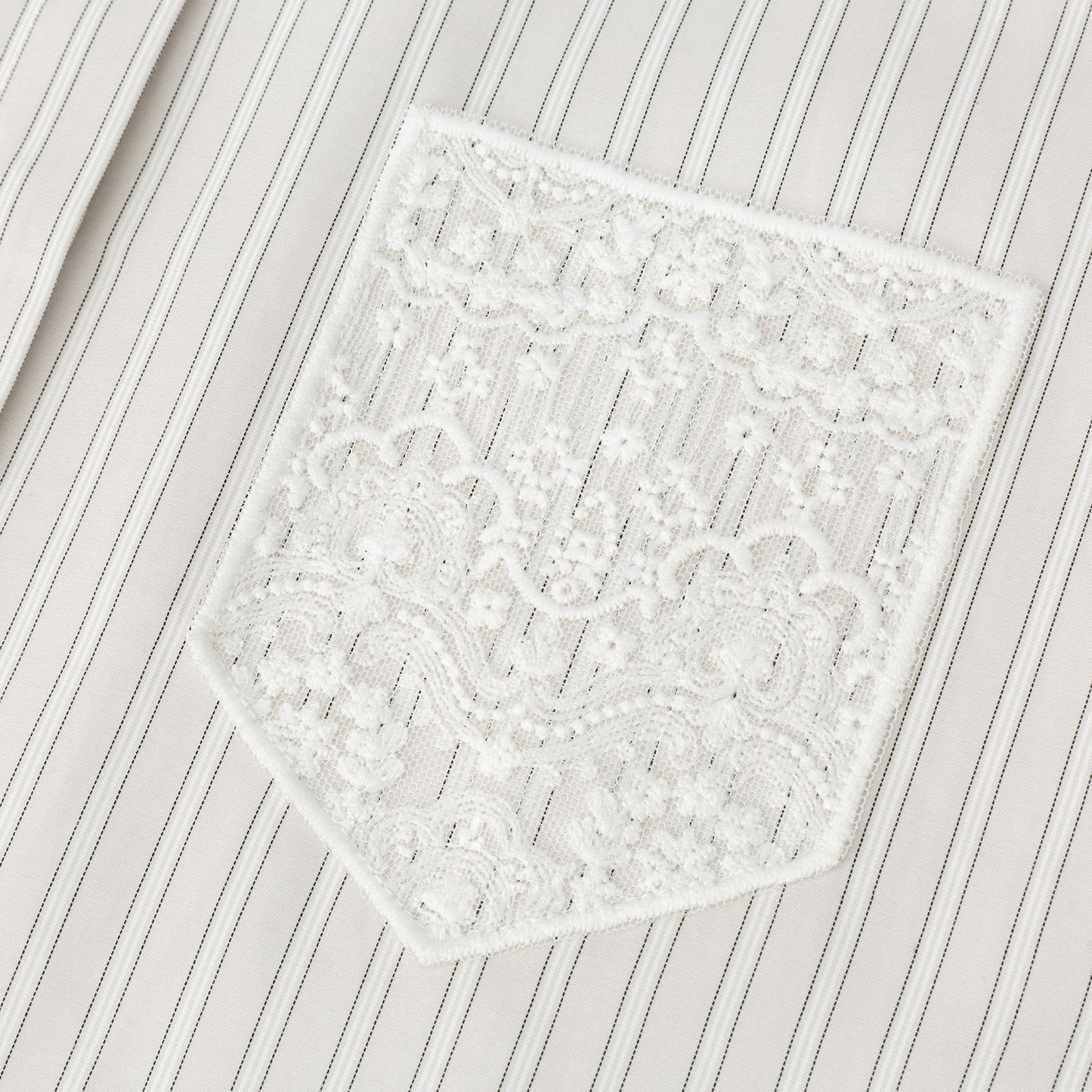 ストライプノースリーブシャツ