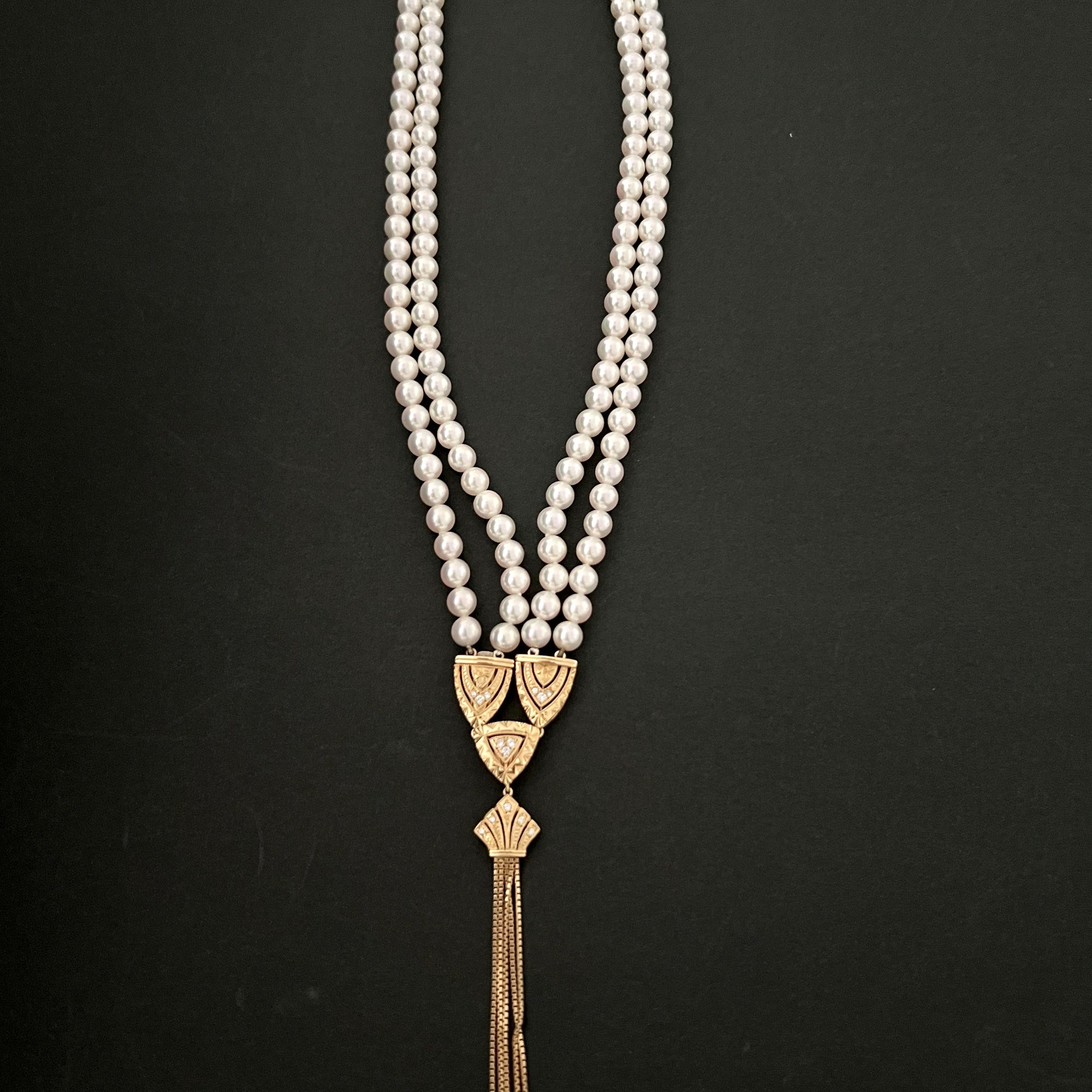 MIKIMOTO P6.0-6.5mm D0.18 K18 ネックレス 43g