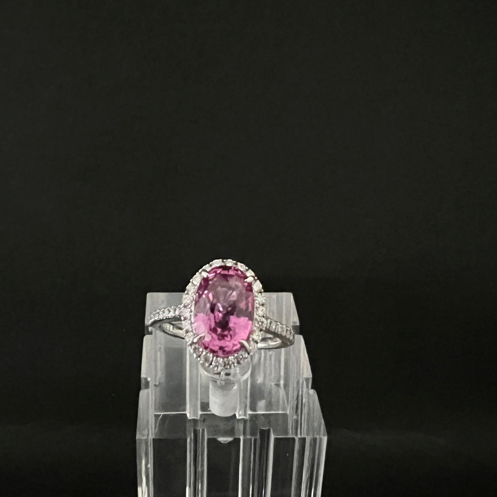 PAPA5.95 Sri-NH D0.44 PT900 リング 6.8g
