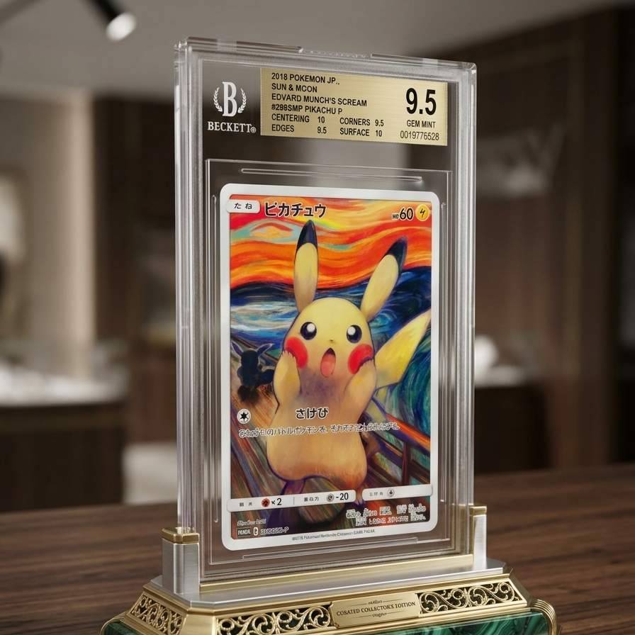 【BGS 9.5】ピカチュウ ムンク展: プロモ[SM-P 288](プロモーションカード「SM-P」)