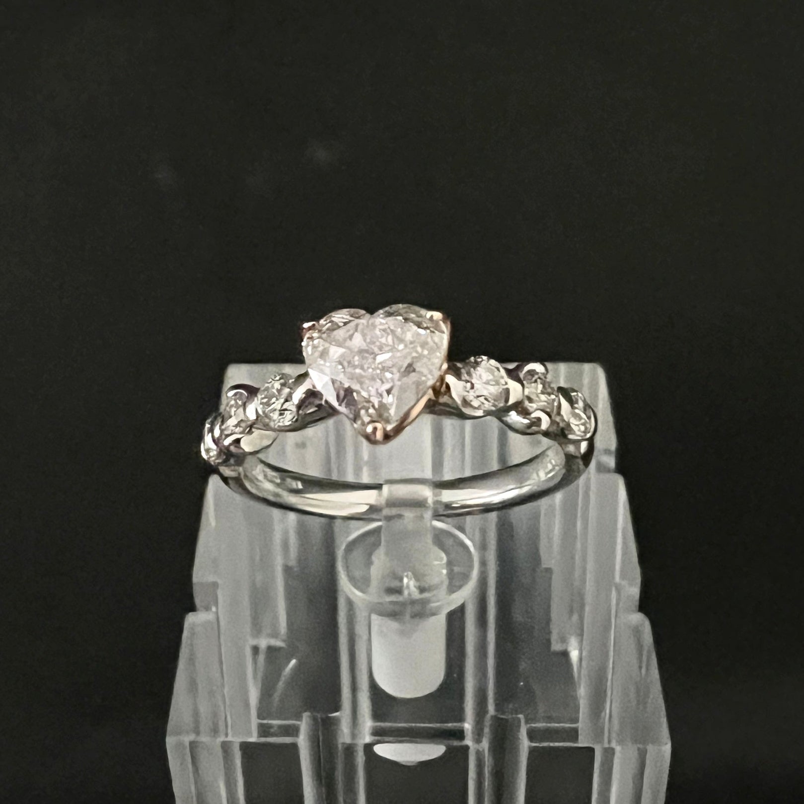 ファンシーライトピンク ダイヤモンド 1.00ct Pt900 リング