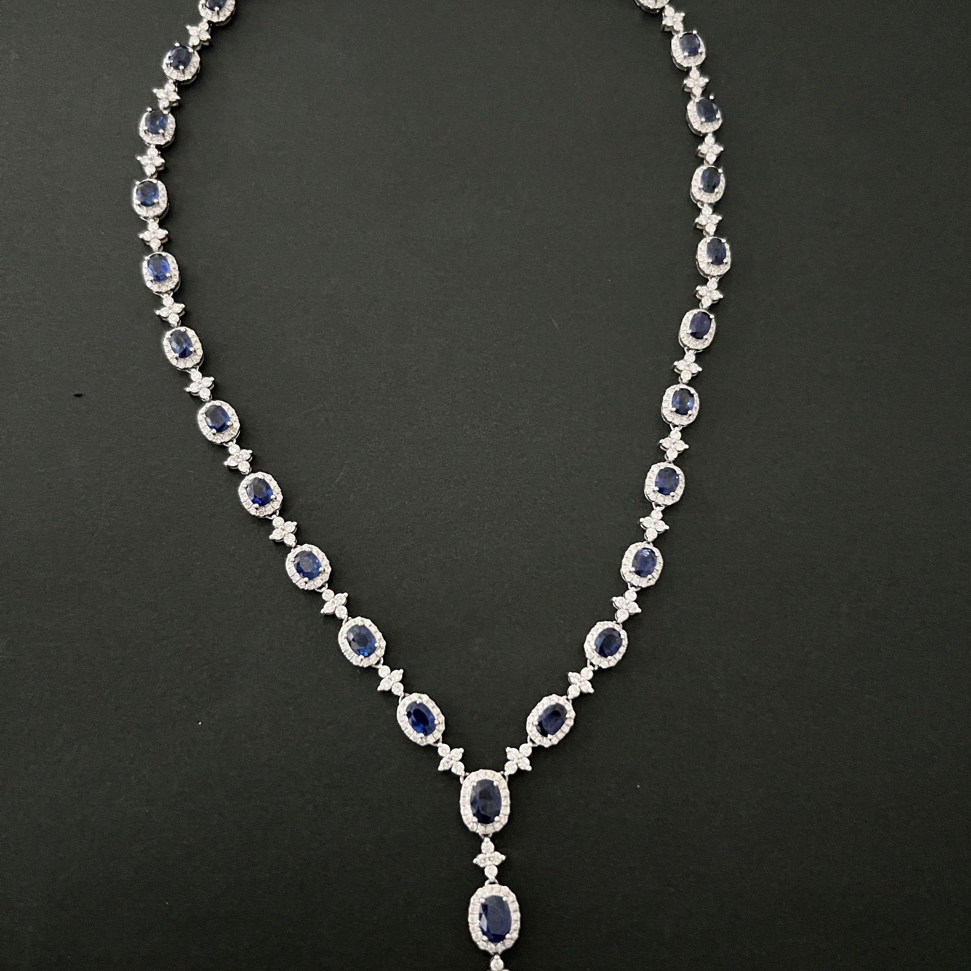 サファイア 38.31ct ダイヤモンド K18 リング